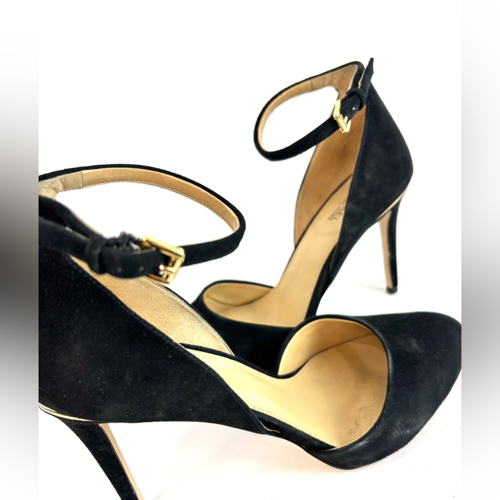 Michael Kors Black Suede Stiletto Shoes - Size 8M